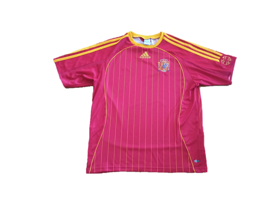 Camiseta España 2006 mundial Alemania M (versión niño talla grande)