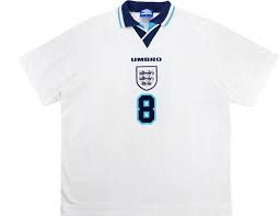 Camiseta Inglaterra 1996  M-L #8 Gascoigne