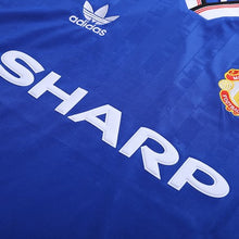 Cargar imagen en el visor de la galería, Camiseta Manchester visitante de manga larga Manchester United 1986-88
