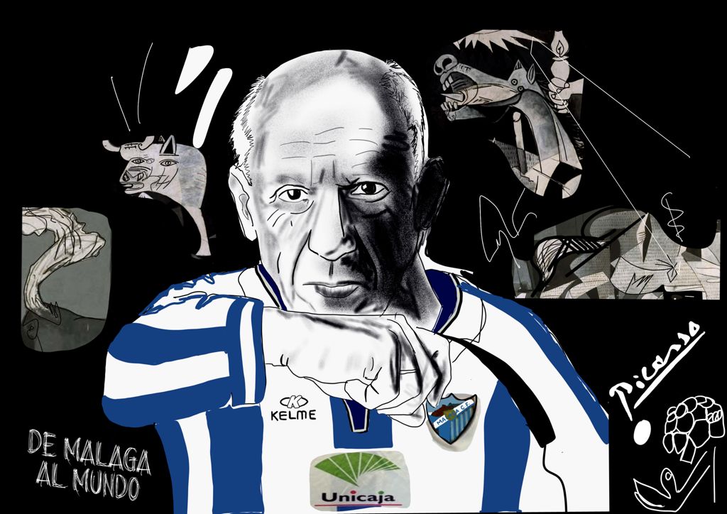 Camiseta de Málaga al mundo
